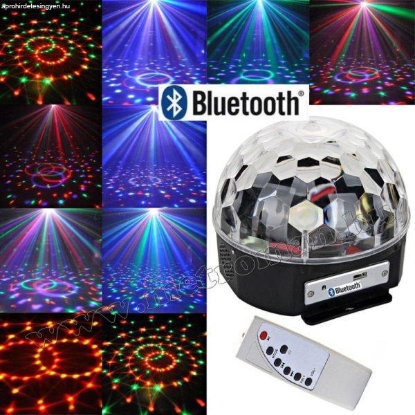 RGB LED Magic diszkó gömb és USB Bluetooth MP3 lejátszó MS39 BT