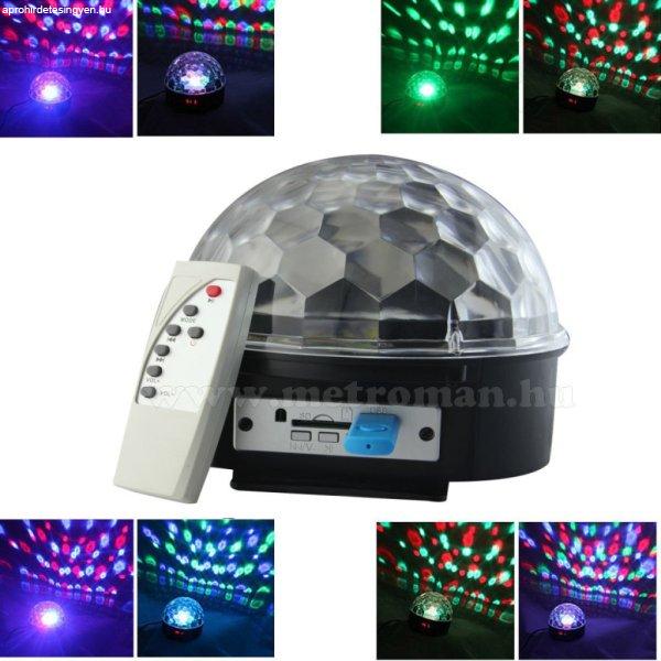 RGB LED Magic diszkó gömb és USB/SD MP3 lejátszó MS39