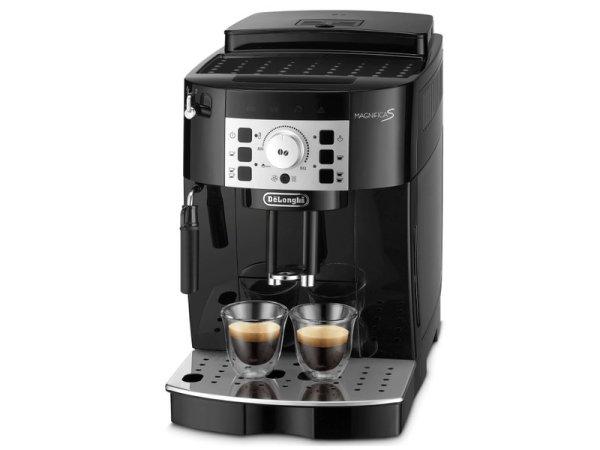 DeLonghi ECAM22.115.B Magnifica S 1450W 15 bar, darálós, automata
kávéfőző, eszpresszógép 1.8L víztartállyal, gőzölő karral (fekete -
ezüst)