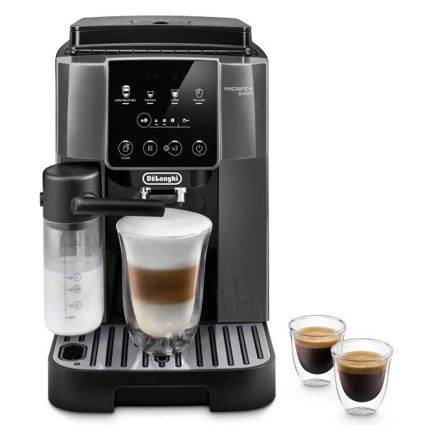 DeLonghi ECAM223.61.GB Magnifica Start 1450W 15 bar, darálós, automata
kávéfőző tejhabosítóval, eszpresszógép 1.8L víztartállyal (fekete)