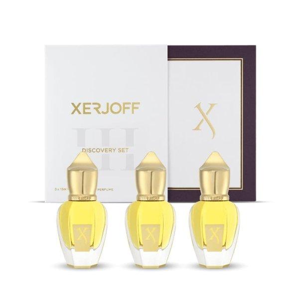 XerJoff Mini készlet XerJoff - Naxos + Alexandria II + Golden Dallah 3 x 15
ml