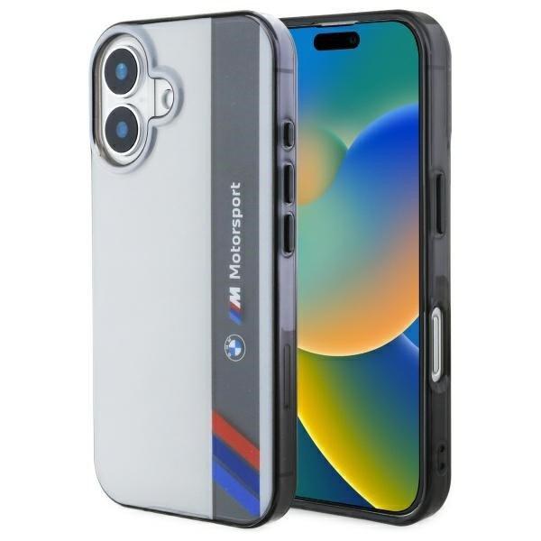 BMW Motosport IML Apple iPhone 16 Plus (6.7) hátlapvédő TPU tok szürke
(BMHCP16M23HTFEG)