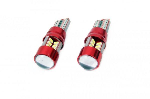 LED CANBUS 27SMD T10e (W5W) White 12V/24V 01446