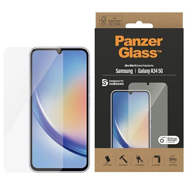 PanzerGlass Ultra-Wide Fit Samsung Galaxy A34 5G A346 képernyővédelem 7327
fólia