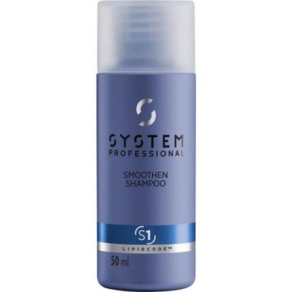 System Professional Sampon rakoncátlan és kreppes hajra Smoothen
(Shampoo) 50 ml