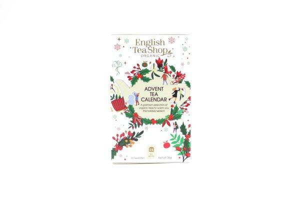 English Tea Shop 25 bio adventi kalendárium filteres teaválogatás fehér 37,5
g