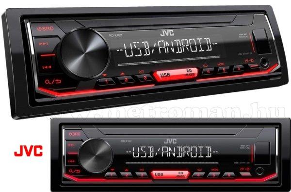 USB/AUX/MP3 autórádió JVC KD-X162