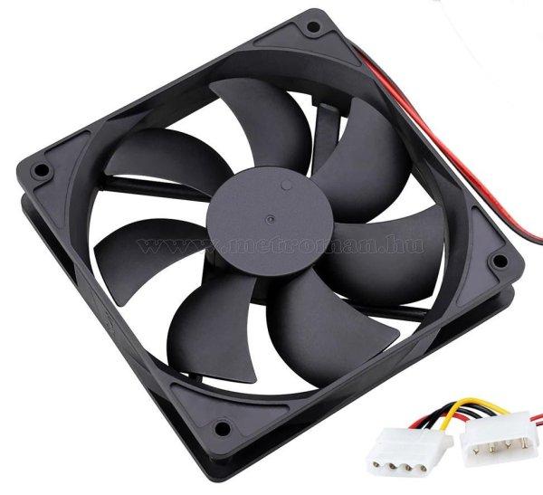 Műszer és PC ventilátor 120x120 mm 12 Volt MK175-12V