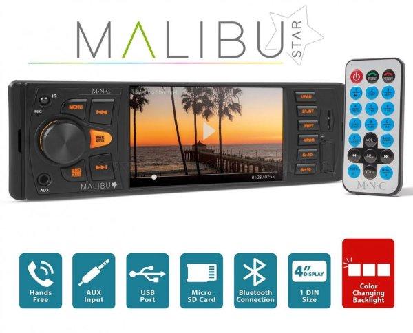 Bluetooth multimédiás autórádió fejegység 4"-os LCD monitorral MNC
Malibu BT