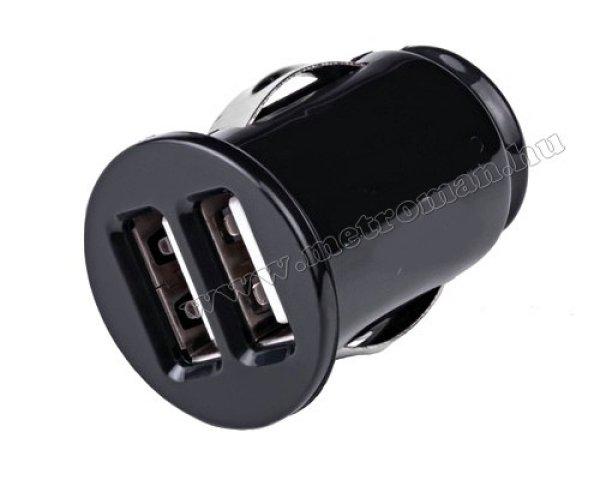 Mini autós USB töltő, 2100 mA, Mlogic MS34A