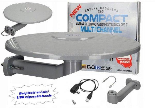 Digitális DVB-T autós, hajó és lakókocsi, erkély TV antenna Multi Channel
DVT-T TV-USB-S