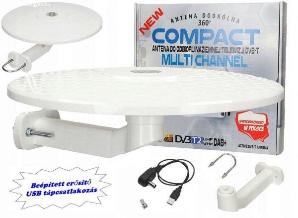 Digitális DVB-T autós, hajó és lakókocsi, erkély TV antenna Multi Channel
DVT-T TV-USB-WH