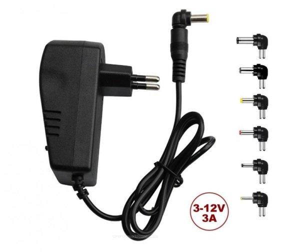 Univerzális hálózati adapter, tápegység 3-12V 3 Amper MPLP52A