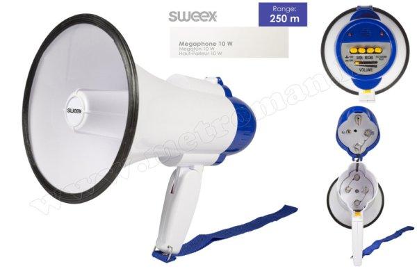 Kézi hangosbeszélő, megaphone SWMEGA10 10W