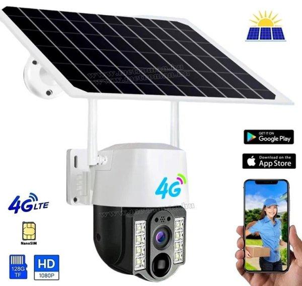 Napelemes 4G IP kamera, mobilnetes SIM kártyás kültéri biztonsági kamera
MVC3-2MP-4G-PTZ-SOLAR V380PRO