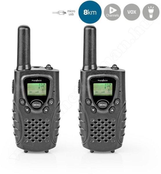 Adó - Vevő Walkie - Talkie 8 km hatótávolsággal WLTK0800BK