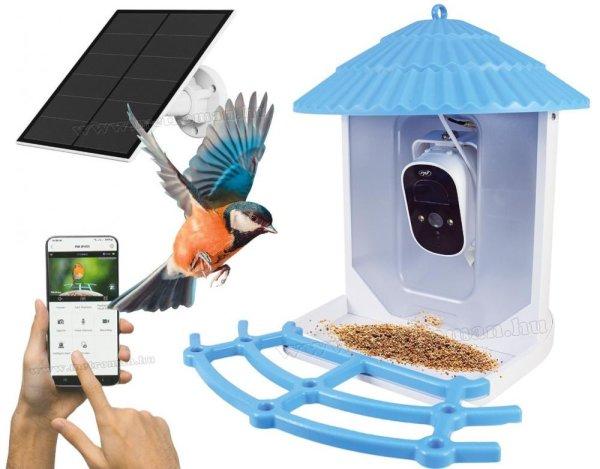 Intelligens madáretető napelemes WIFI megfigyelőkamerával MyBird PT035 Tris
Home