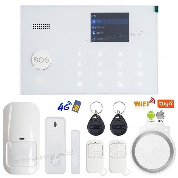 Vezeték nélküli WIFI/4G GSM okos riasztó rendszer Safe House PT700-4G/WIFI
TuyaSmart