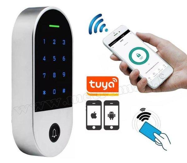 Kódos Kártyás és Bluetooth Tuya APP beléptető RFID-TUYA-V4-BT