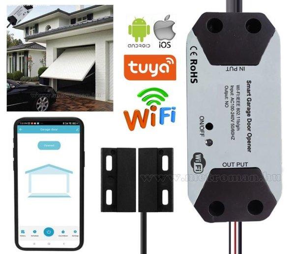 WIFI okos kapunyitó, Android iOS kapu távirányító modul SMART-GC001-230V
TuyaSmart 