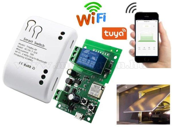 Univerzális WIFI okos távirányító és kapunyitó, Android iOS kapu
távirányító modul TUYA-WRA-RF1 