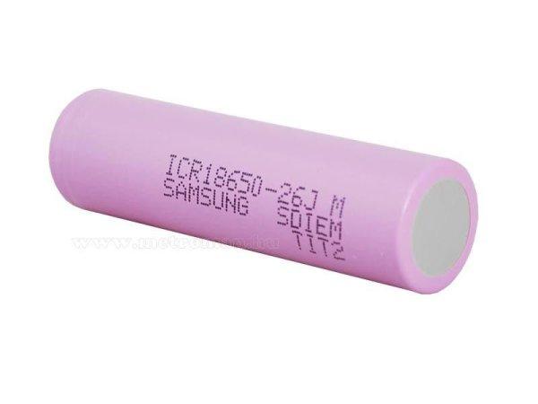 Samsung 18650 3.6 V 2600 mAh Li-ion akkumulátor ICR18650-26JM