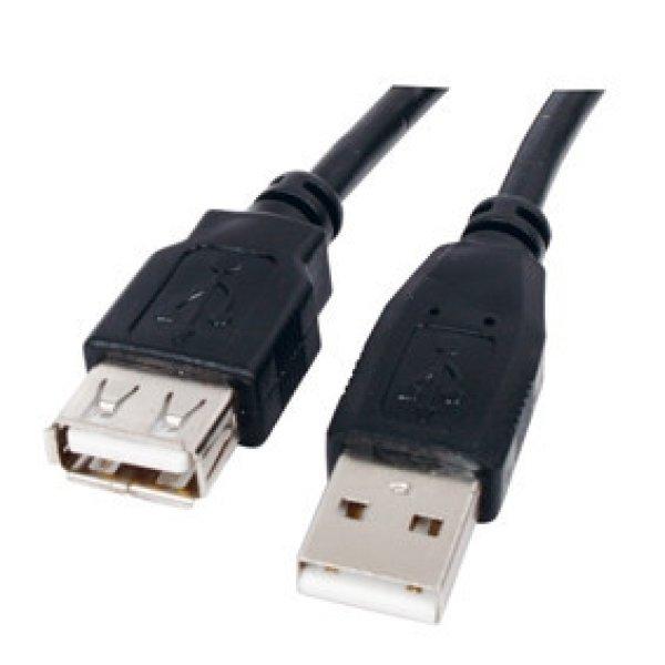 USB kábel, 2 méter A dugó - A aljzat , VLCP60011B20