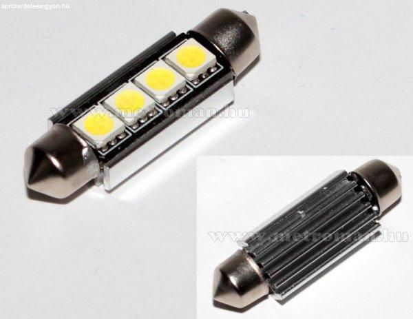 Autós szofita LED izzó, 4 db SMD LED-del, Can-Bus, 42 mm, MM-42MM4SMD5050