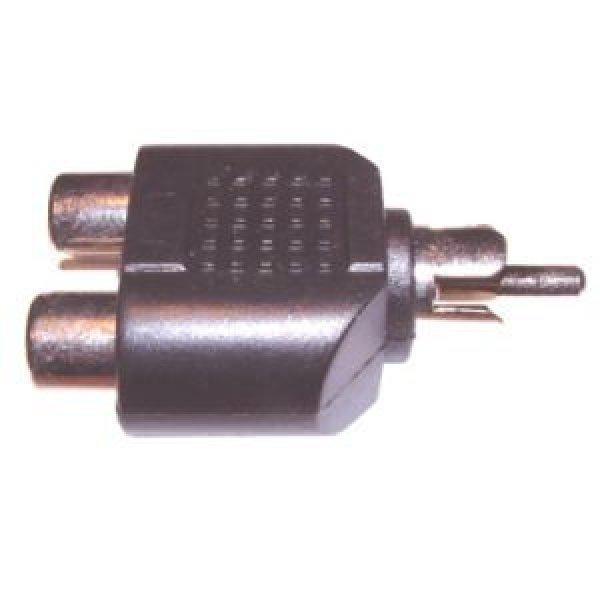 RCA - 2RCA elsosztó adapter, csatlakozó AC-016