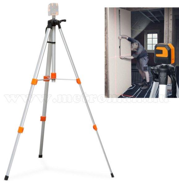 Háromlábú állvány mérőműszerekhez, tripod, max. 110 cm 10052