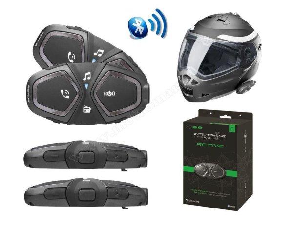 Interphone Active motoros Bluetooth kihangosító Headset Twin Pack