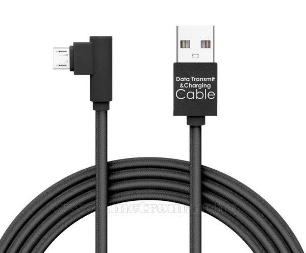 USB - MicroUSB telefontöltő és adatkábel 2 m 55444M-BW