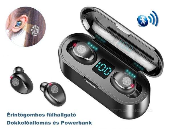 Vezeték nélküli Bluetooth fülhallgató MF9-BT 