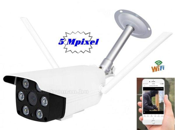 Vezeték nélküli Kültéri SD DVR Wifi IP Android iPhone megfigyelő kamera
FHD M8813-5MP