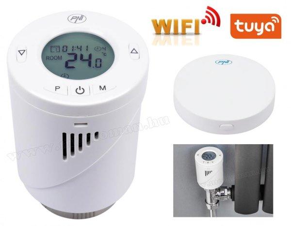 Wifi radiátor termosztát készlet, vezeték nélküli radiátor hőmérséklet
szabályzó csomag Tuya Smart CT25-KIT-WIFI-1 