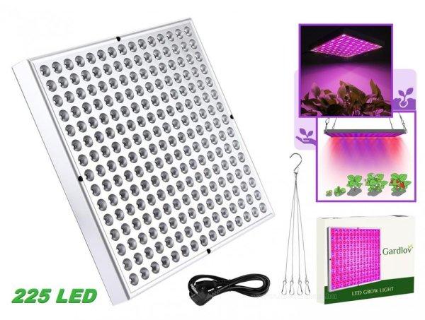 Növény nevelő piros-kék LED lámpa 225 LED-del M16347