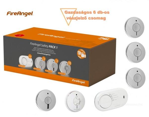 Fireangel Safety pack 1 CO Füst és Hőérzékelő vészjelző csomag MFASP1