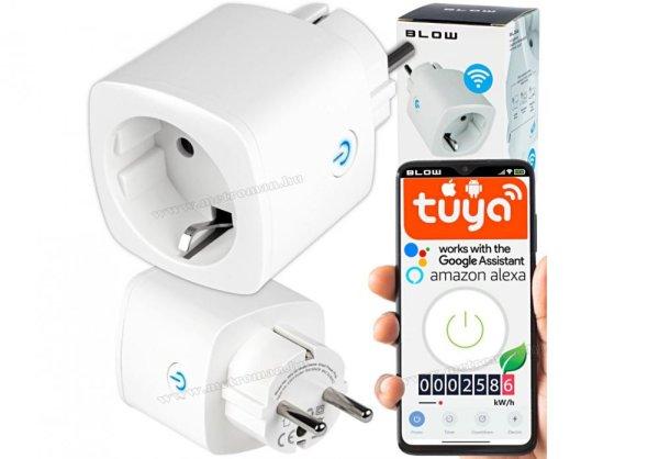 Wifi Okos Konnektor és Intelligens Fogyasztásmérő - Android és iPhone
Távirányítással M2075-WIFI TuyaSmart