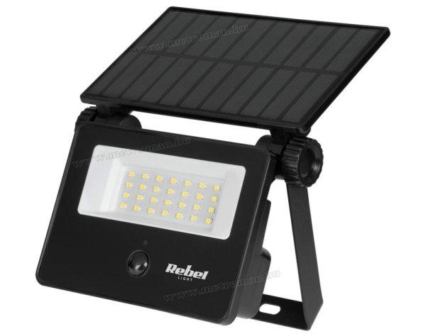 Napelemes kültéri lámpa, Napelemes LED reflektor Rebel M3625-SOLAR