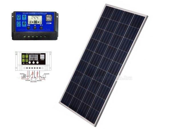 12V 180 Watt napelemes töltő szett töltésvezérlővel Poly Solar
MPV-POLY-180W-PWM