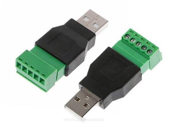 Szerelhető USB-A csatlakozó dugó MM3327USB