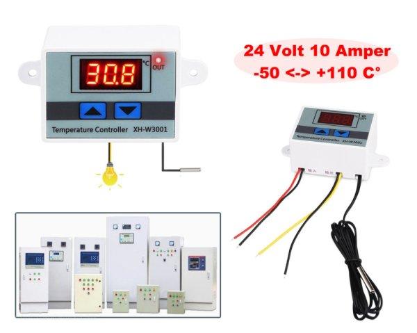 24 Voltos hőmérséklet kapcsoló -50 - +110 Cfok MM3001-24V