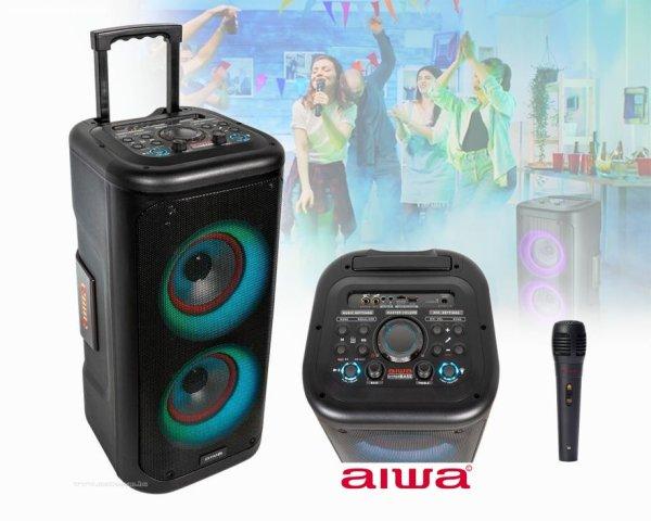 AIWA hordozható Bluetooth Party Karaoke hangfal KBTUS-450