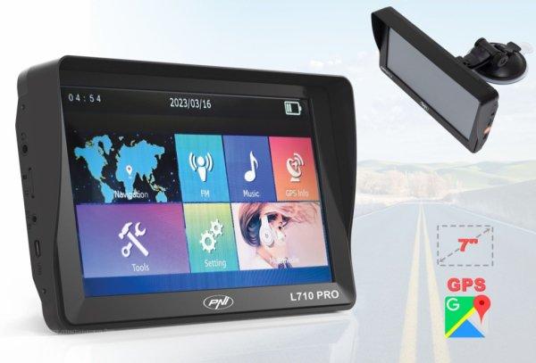 Autós GPS navigáció 7" LCD képernyővel L710-PRO