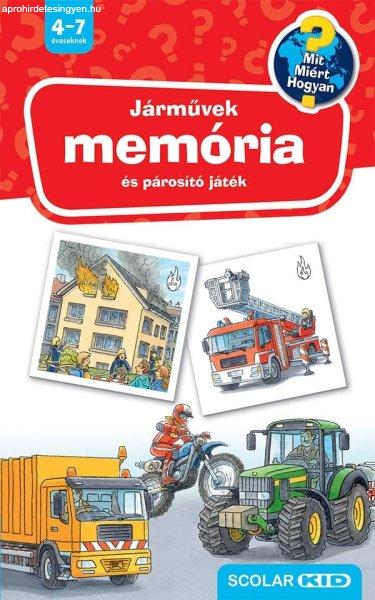 Járművek - Memória- és párosító játék