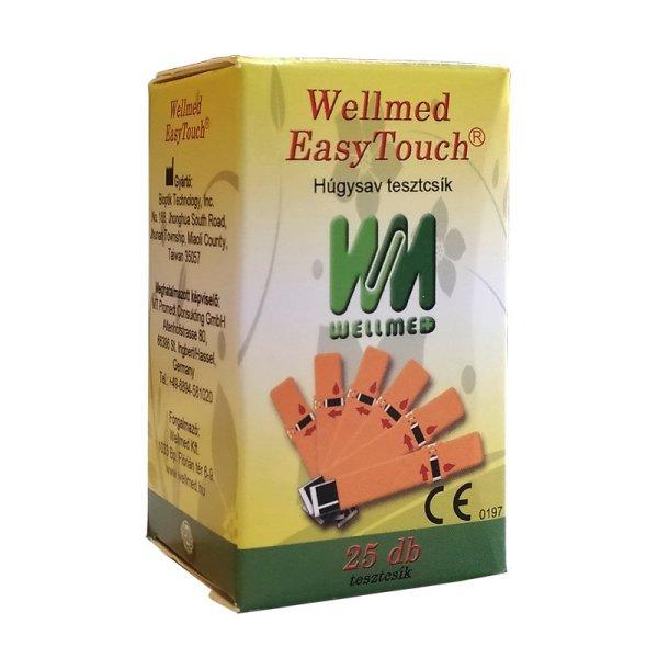 Wellmed easytouch húgysav tesztcsík 25 db