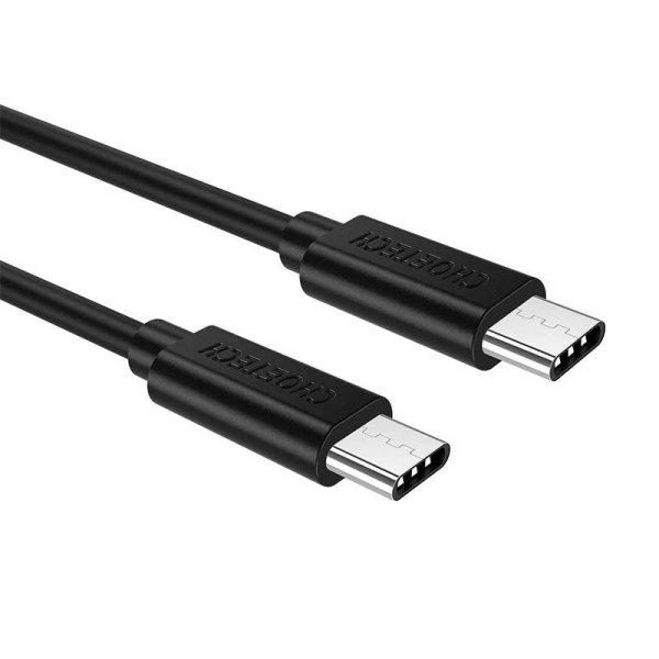 USB-C USB-C kábel Choetech, 1m (fekete)