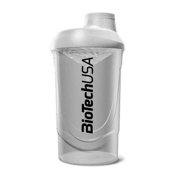 Keverőpalack Biotech Wave 600ml átlátszó