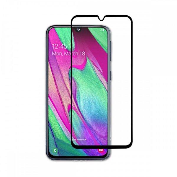 Samsung Galaxy A40 karcálló edzett üveg TELJES KÉPERNYŐS FEKETE Tempered
Glass kijelzőfólia kijelzővédő fólia kijelző védőfólia eddzett
SM-A405F