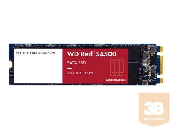 WDC WDS200T1R0B Wd Red SA500 NAS SSD 2TB M.2 SATA3 R/W:560/530 MB/s 3D NAND